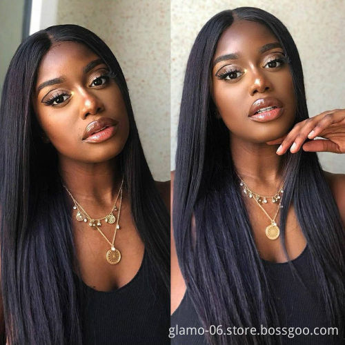 Perruques Peruvienne Cabello Sintetico Full Lacewig Human Hair Virgin Himan Hair 6X6 Wig